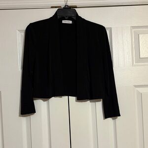 Calvin Klein Women's Short Black Blazer/Cardigan
